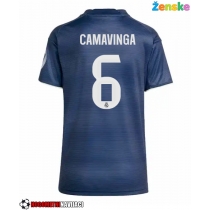 Ženske Nogometnih dresov Real Madrid Eduardo Camavinga #6 Gostujoči 2025-26 Kratki rokavi